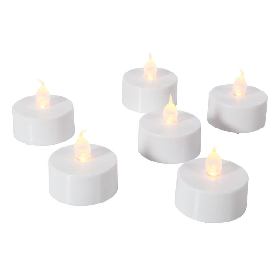 Combo 2 Bộ 6 Nến Điện Tealight Milow Đường Kính 4x4cm JYSK