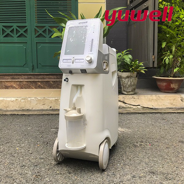 Máy Tạo Oxy Y Tế 93% Yuwell 9F-5AW - Hỗ Trợ Bệnh Nhân Suy tim, Suy phổi, Rối loạn hô hấp - Bảo Hành 1 Năm