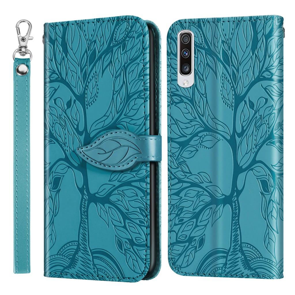 Bao Da Kiểu Ví Gập In Hình Cây 3d Cho Samsung Galaxy A70S A50S A30S A20S A10S A20E A70 A50 A40 A30 A20