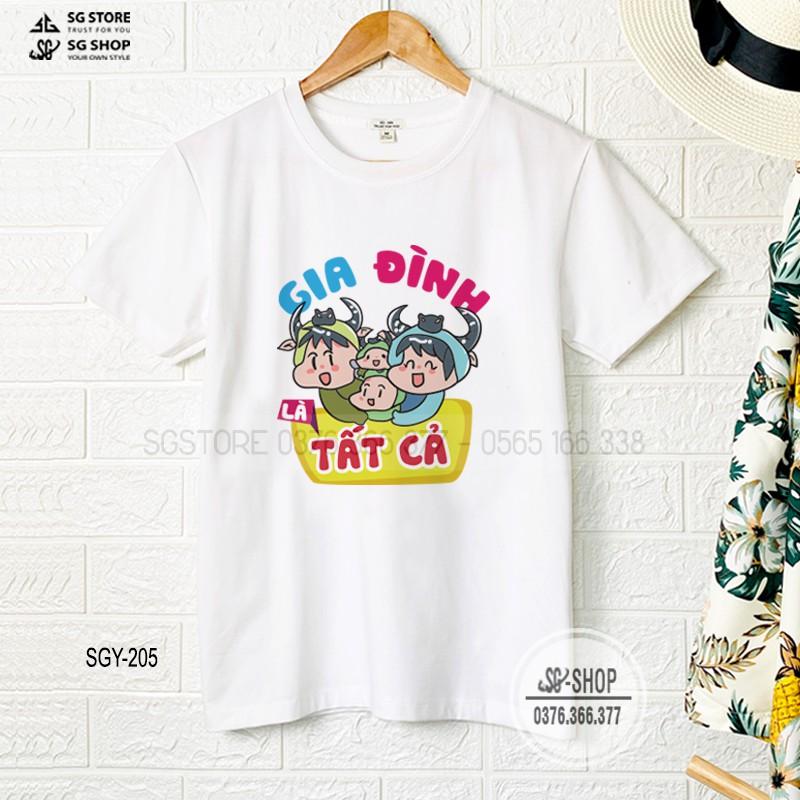 Áo Tết 2021 cho gia đình - Thun cotton 4 chiều - Áo thun Tân Sửu | SGSHOP