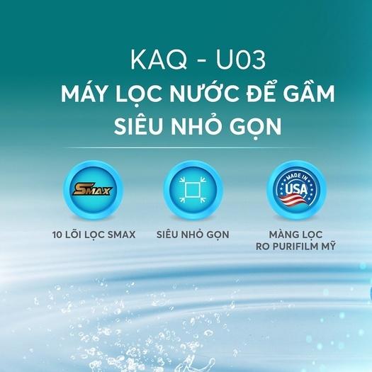 Máy lọc nước sạch để gầm không tủ 10 lõi lọc Karofi KAQ-U03 - Bảo hành 36 tháng - Hàng Chính Hãng