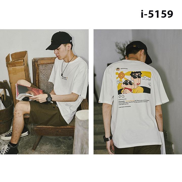 Áo Thun Unisex Nam Chữ Shinnosuke Cậu Bé Bút Chì