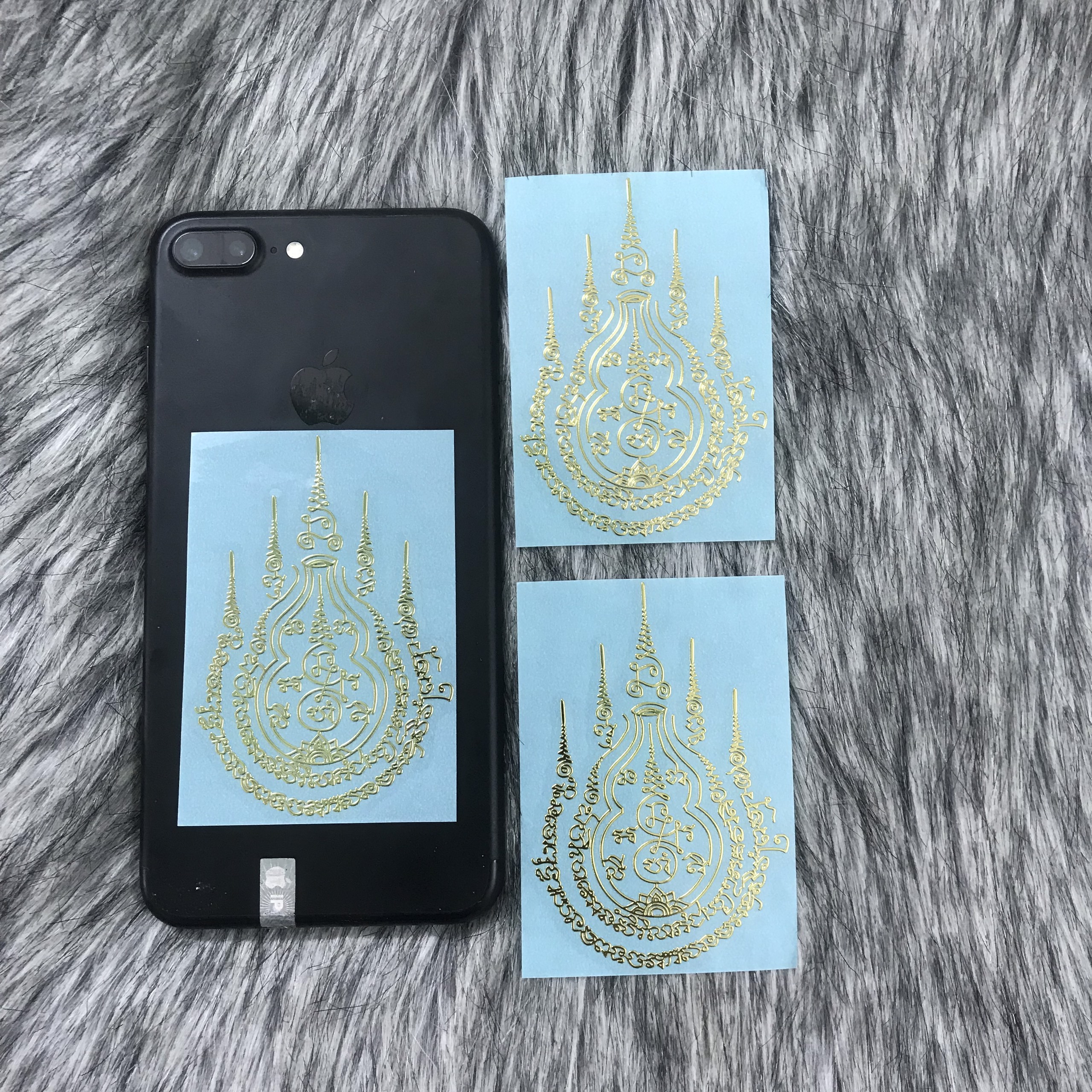Linh phù Thái Lan Hồ Lô Vàng phong thủy để dán điện thoại -SP005568
