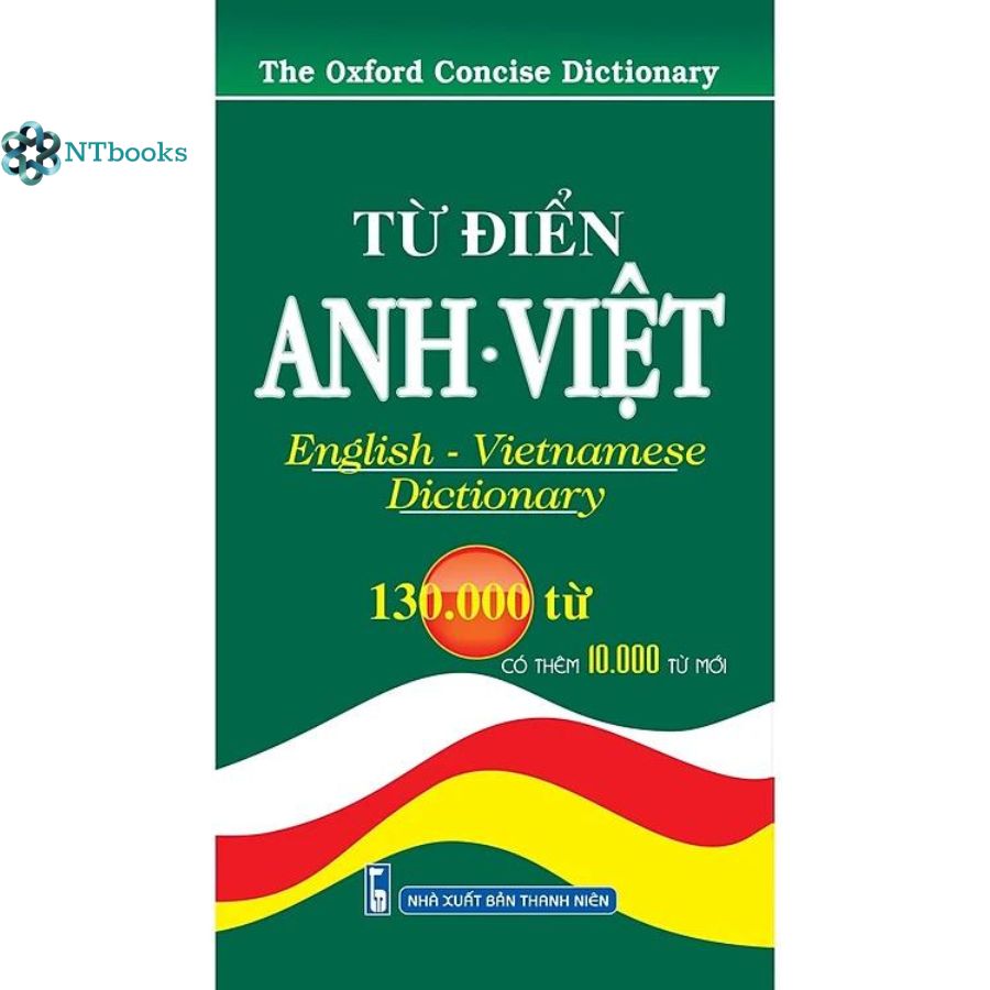 Sách Từ Điển Anh - Việt 130.000 Từ (Khổ 10x17cm)