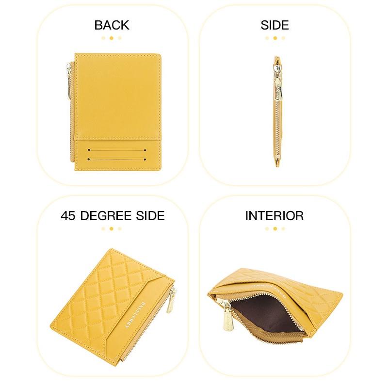 Bóp ví mini nữ hàng hiệu nhỏ xinh mỏng nhẹ chứa thẻ xe, thẻ ngân hàng - NR079