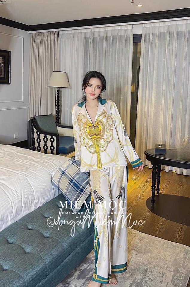 Đồ bộ nữ mặc nhà Tay Dài/ Ngắn Siêu Sang, Đồ bộ pyjama