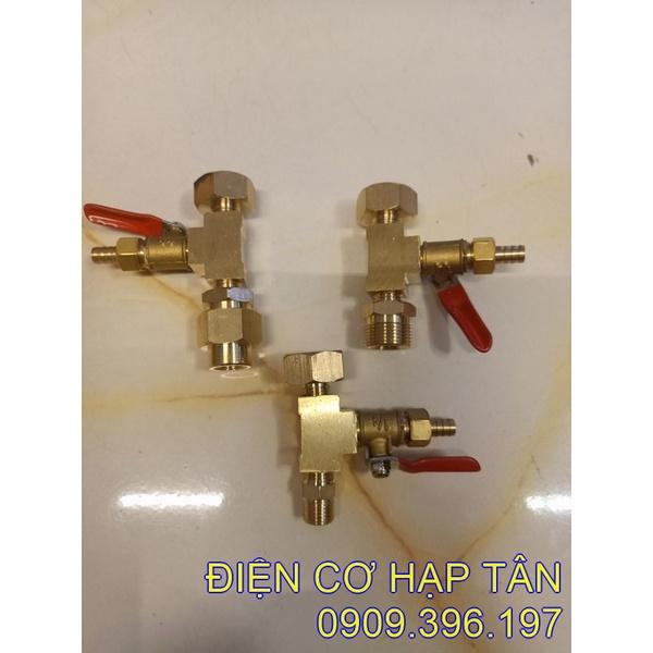 Bộ giảm áp máy xịt rửa xe để xịt rửa máy lạnh răng 14mm, răng 22mm