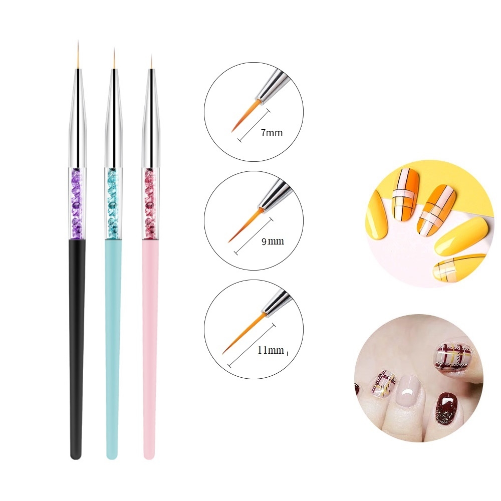 Bút Vẽ Gel cho Móng, Đồ Nghề Chuyên Dụng Khi Làm Nail, Dễ Dùng Và Thao Tác Tạo Bộ Móng Ấn Tượng, Thiết Kế Nhỏ Gọn, Màu Sắc Thời Trang, Dụng Cụ Hỗ Trợ Giúp Tiết Kiệm Thời Gian