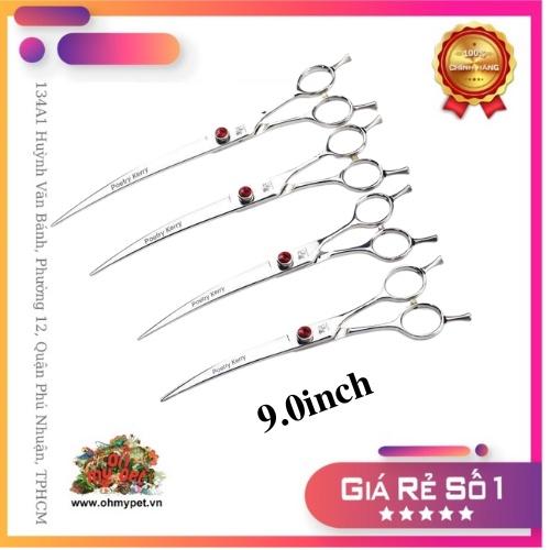 ️️️ Kéo cong cắt tỉa lông chuyên dụng cho Chó/Mèo Poetry Kerry 9.0 inch️️️