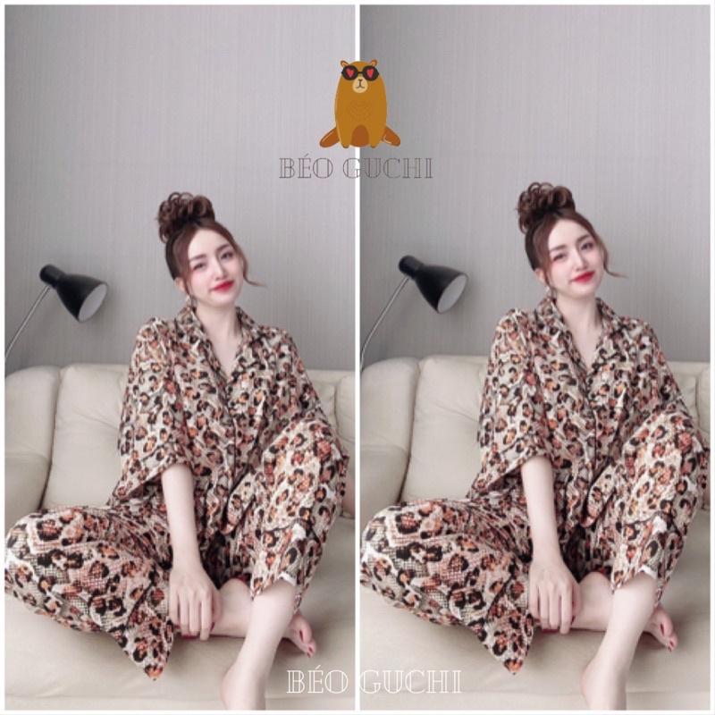 Dài cánh dơi Bigsize Pijama 50-110kg Lụa Hàn cao cấp - Đồ bộ nữ đồ ngủ mặc nhà xịn