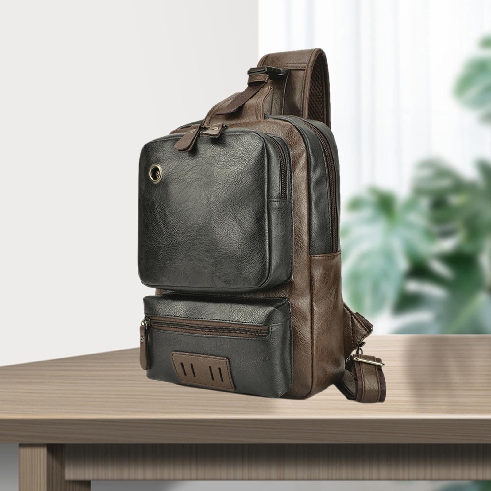 Men's Sling Bag Handbag Anti-Theft Shoulder Pack for Camping Outdoor Sports Travelling