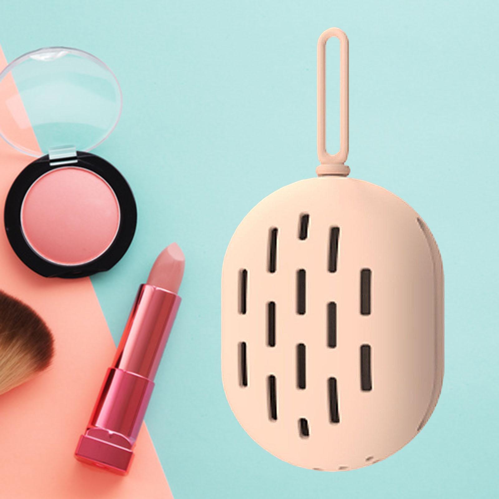 Makeup Sponge Holder Make up Blender Case Shatterproof Washable Reusable Double Side Hollow Container Organizer Dryer Rack for Cosmetics