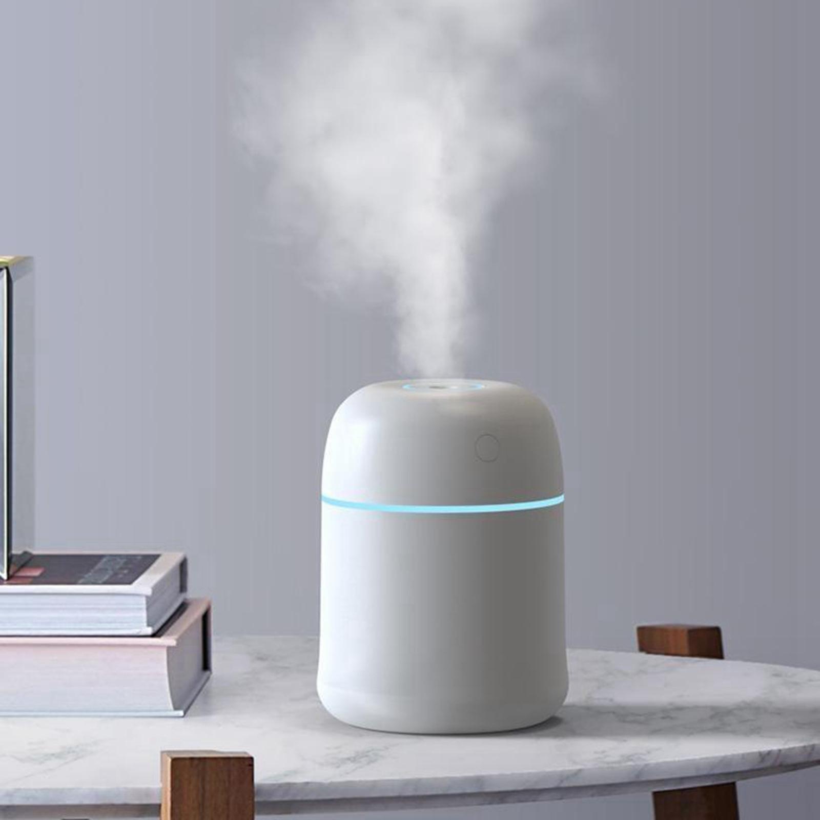 USB Led Air Humidifier Purifier Essential Mist for Car Home Desktop Bedroom