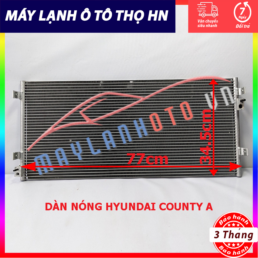 Dàn nóng Hyundai County A Hàng xịn Hàn Quốc