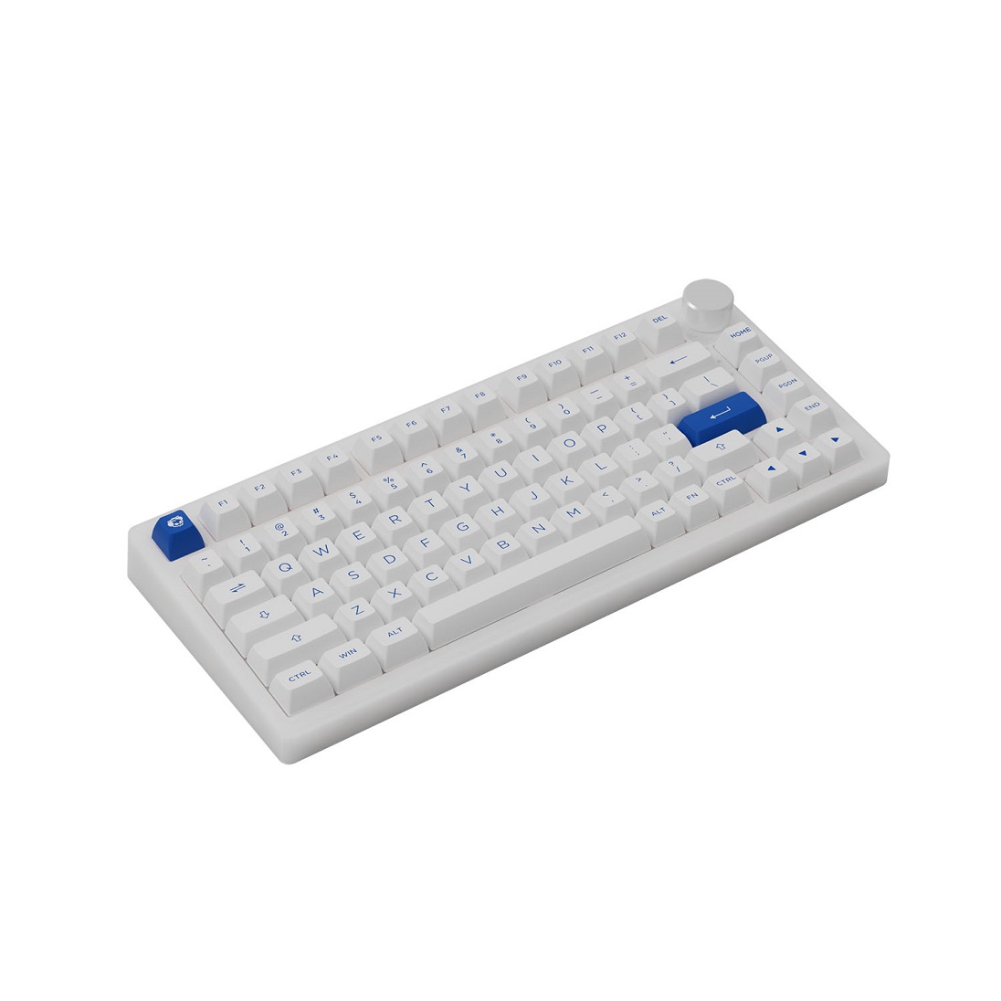 Bàn phím AKKO PC75B Plus Blue on White -Hàng chính hãng