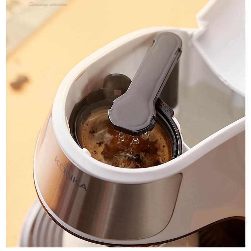 Máy Pha Cà Phê Mini Tự Động Đa Năng KONKA, Dùng Pha Trà, caphe,coffee, Dung Tích 0.3L, BH 18 tháng