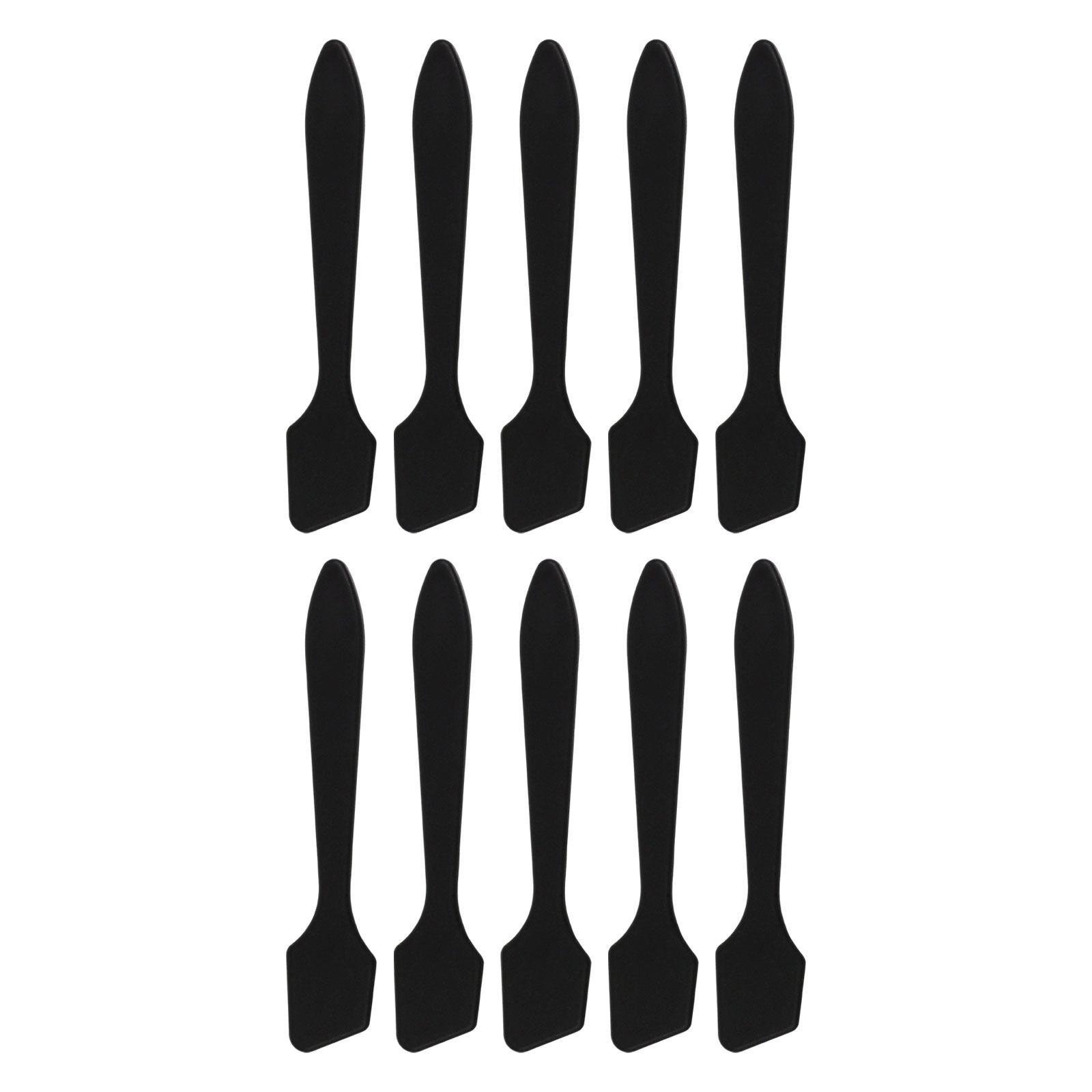 10 Pieces Silicone Spatula Multipurpose Reusable Cosmetics Food Scraper