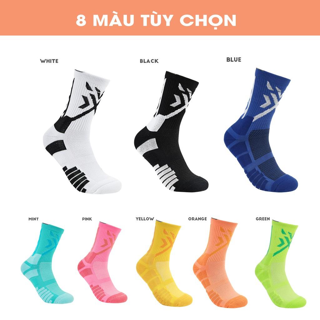 Tất Cổ Cao Có Đệm Chân Chơi Thể Thao Veidoorn VT006