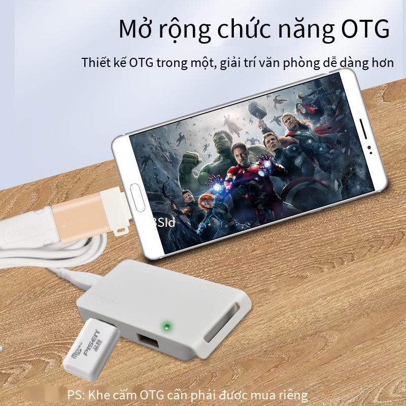 Sản phẩm đặc biệt trúng thưởng Bộ chia USB laptop HUB USB one drag four hub đa giao diện usp extender