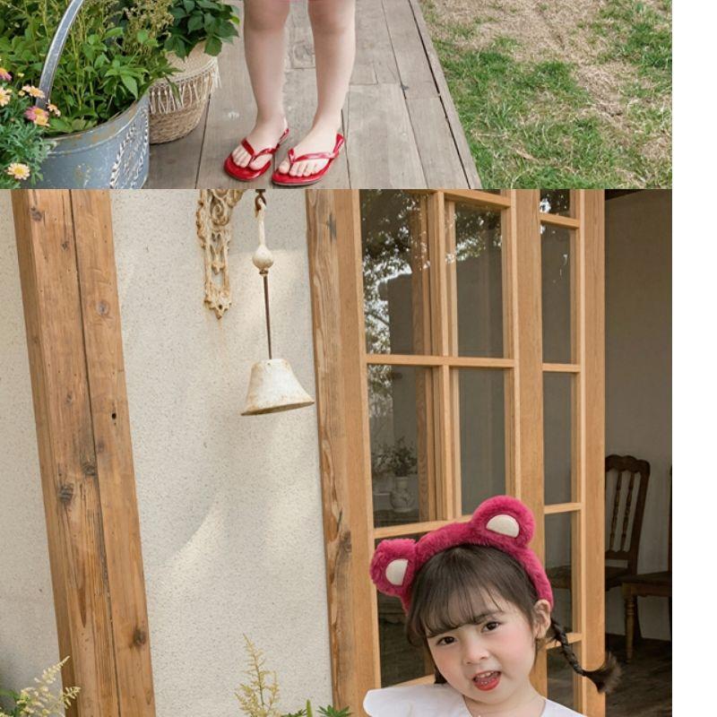 CHENGRUI Mùa hè em bé ngọt ngào dễ thương lá sen cổ áo vest váy