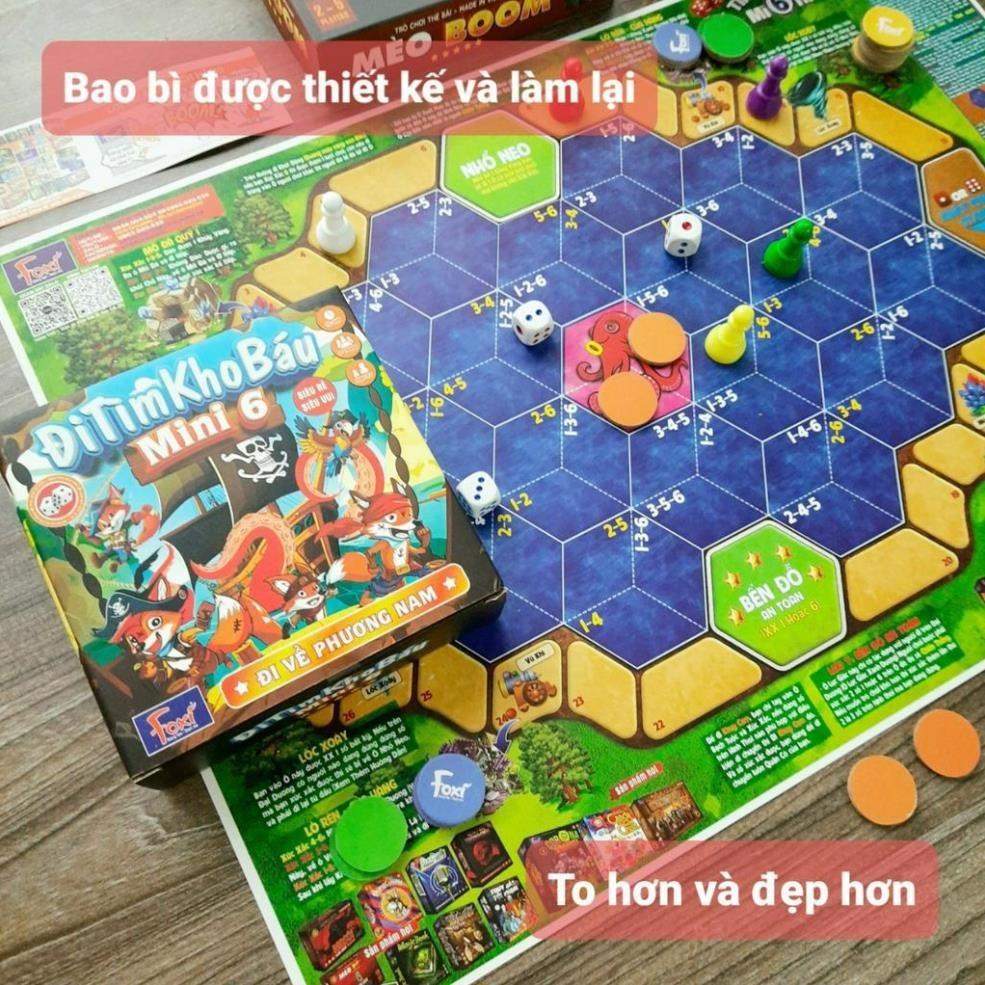 Boardgame Đi Tìm Kho Báu Mini 6 - Foxi