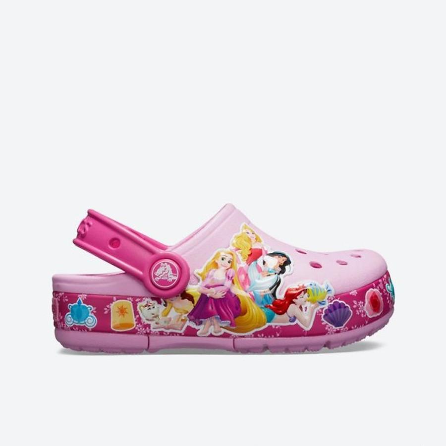 Giày lười Crocs DISNEY Princess Band Light trẻ em 205496