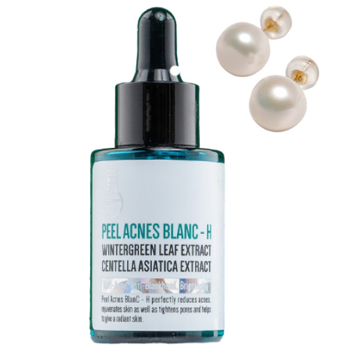 Serum mụn Detox Blanc Peel Acnes Blanc 30ml - Tặng kèm bông tai ngọc trai