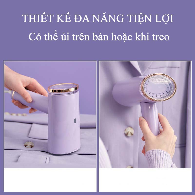 Bàn Là Hơi Nước Cầm Tay Mini Du Lịch Cao Cấp ChiGo Công Suất 1200W Bàn Ủi Hơi Nước Cầm Tay Gấp Gọn Mẫu Mới Chống Nhăn Quần Áo Là Phẳng Mọi Loại Vải - ML031