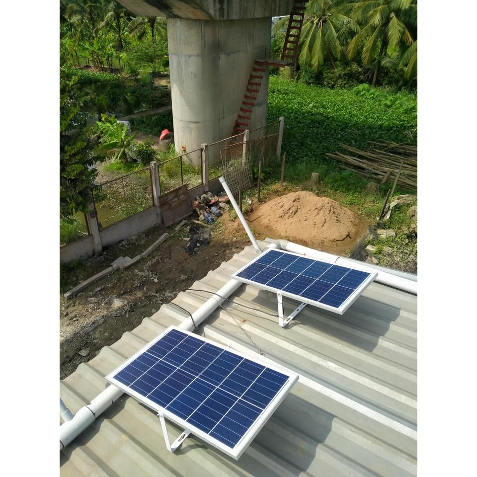 Đèn Pha Năng Lượng Mặt Trời Mayor 200W-4 Khoang Siêu Sáng -Trọng lượng đèn 4Kg - Cam Kết Chất Lượng- Tấm Pin 530x350x17
