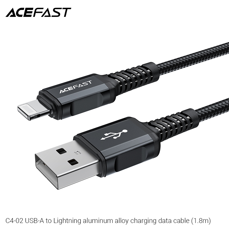 Cáp Sạc Acefast Lightning 1.8M C4-02 - Hàng Chính Hãng