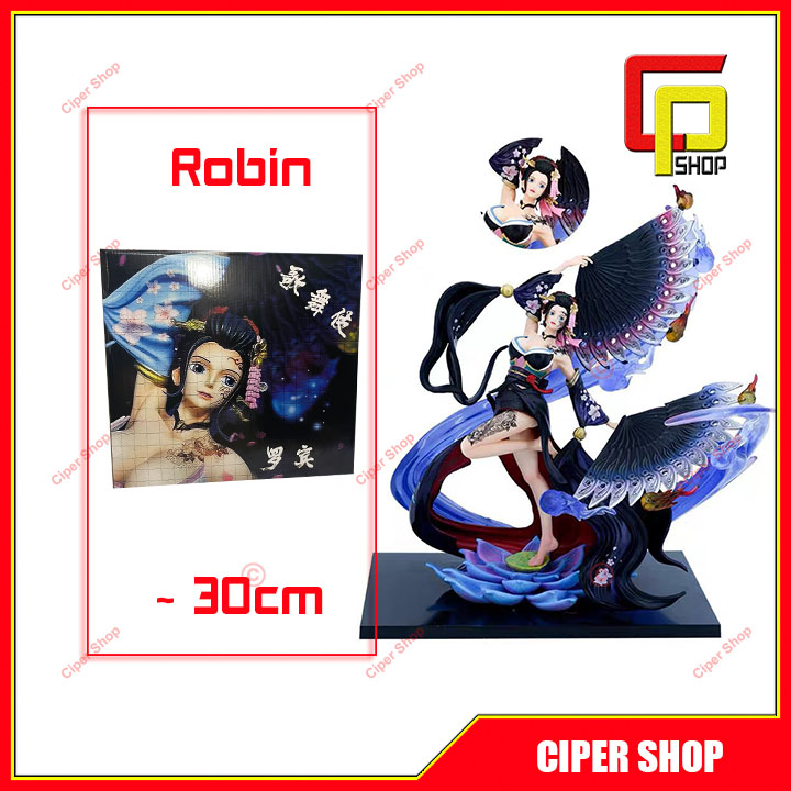Mô hình Nico Robin múa quạt - Figure Robin Wano Đảo hải tặc