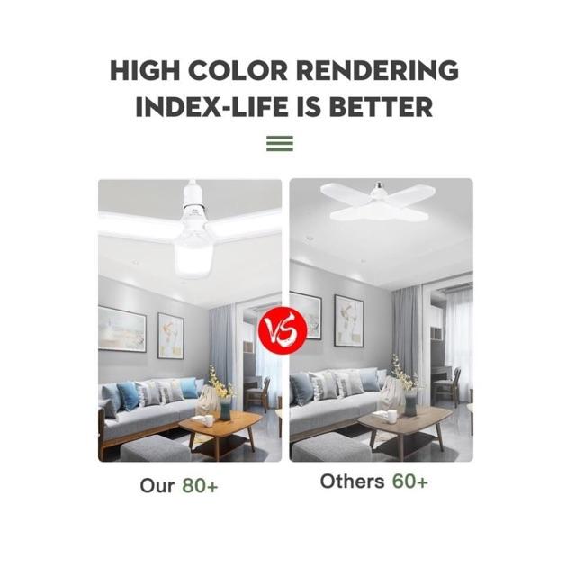 Bóng led quạt 45w