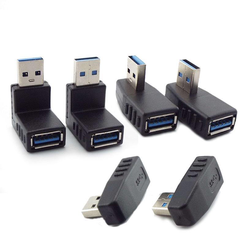 Đầu Nối Mở Rộng Usb 3.0 A Male Sang Female 90 Độ Cho Laptop PC