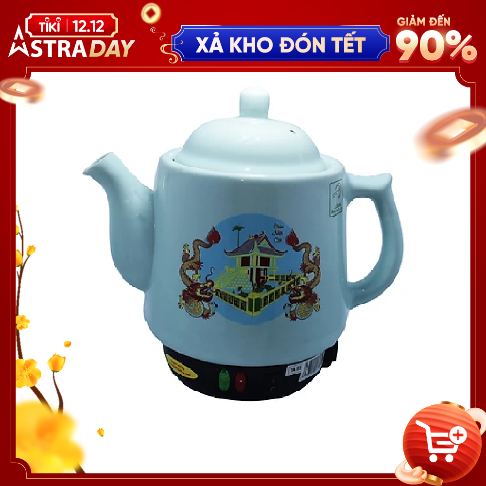 Ấm sắc thuốc Trường An TA59 Ngọc - Gốm sứ cao cấp - Hàng chính hãng