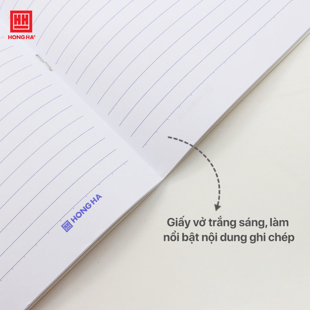 Vở kẻ ngang A4 Hồng Hà Study Tem 120 trang định lượng 70gsm - 1458