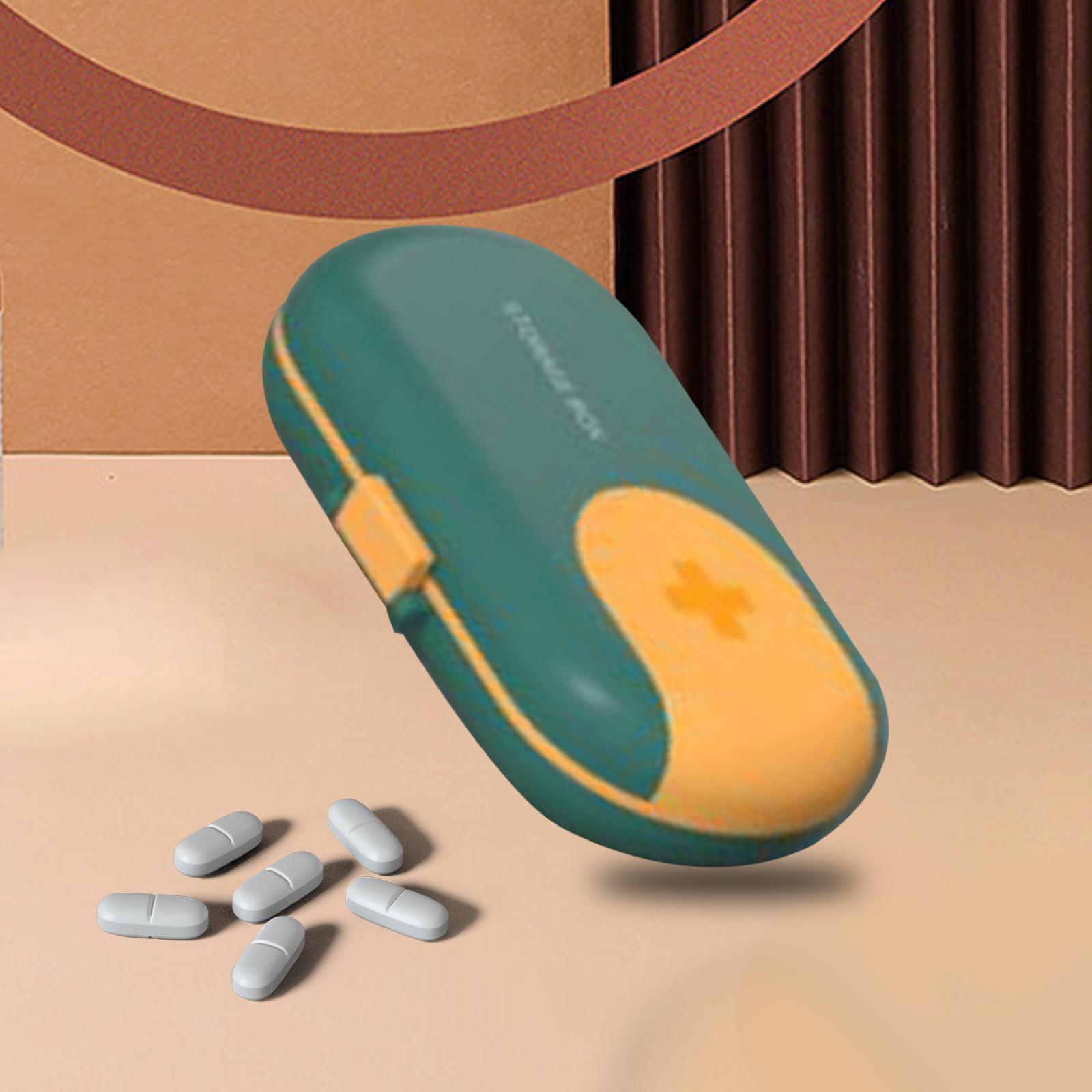 Travel Pill Organizer Moisture Proof Holder for Purse Travel Purse Pocket