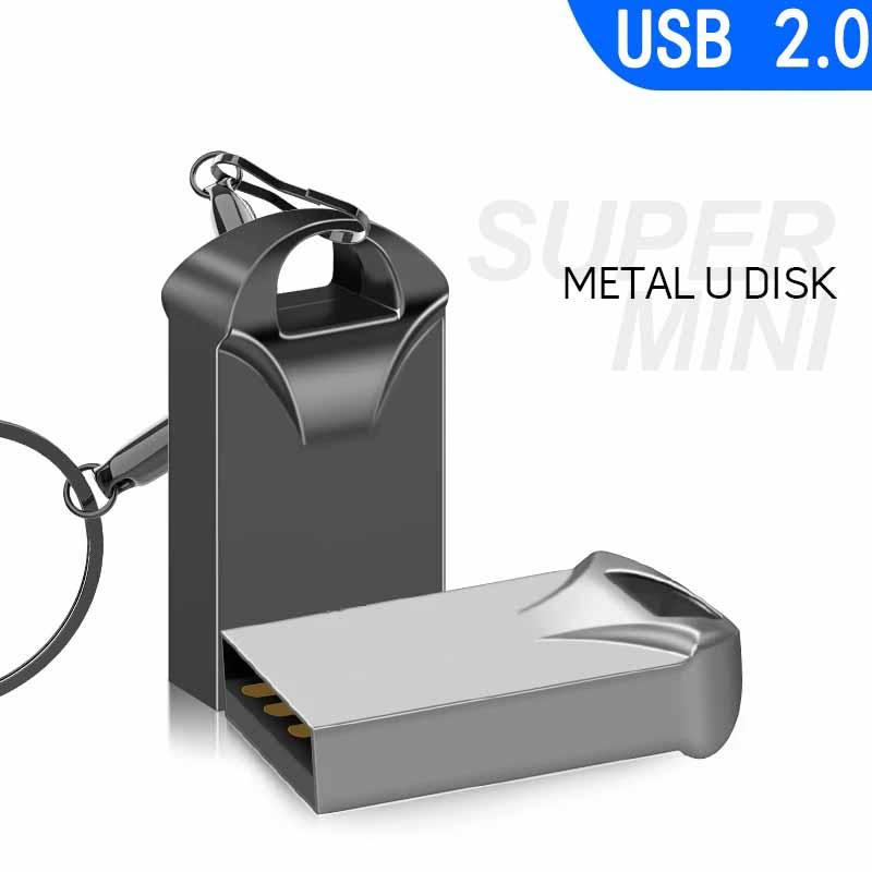 Ổ đĩa flash USB Tốc độ cao 2.0 Mini Flash Pendrive 128GB 64GB 32GB 16GB 8GB CLE USB 2.0 DRIT PEN DRIVE 64GB 128GB miễn phí vận chuyển