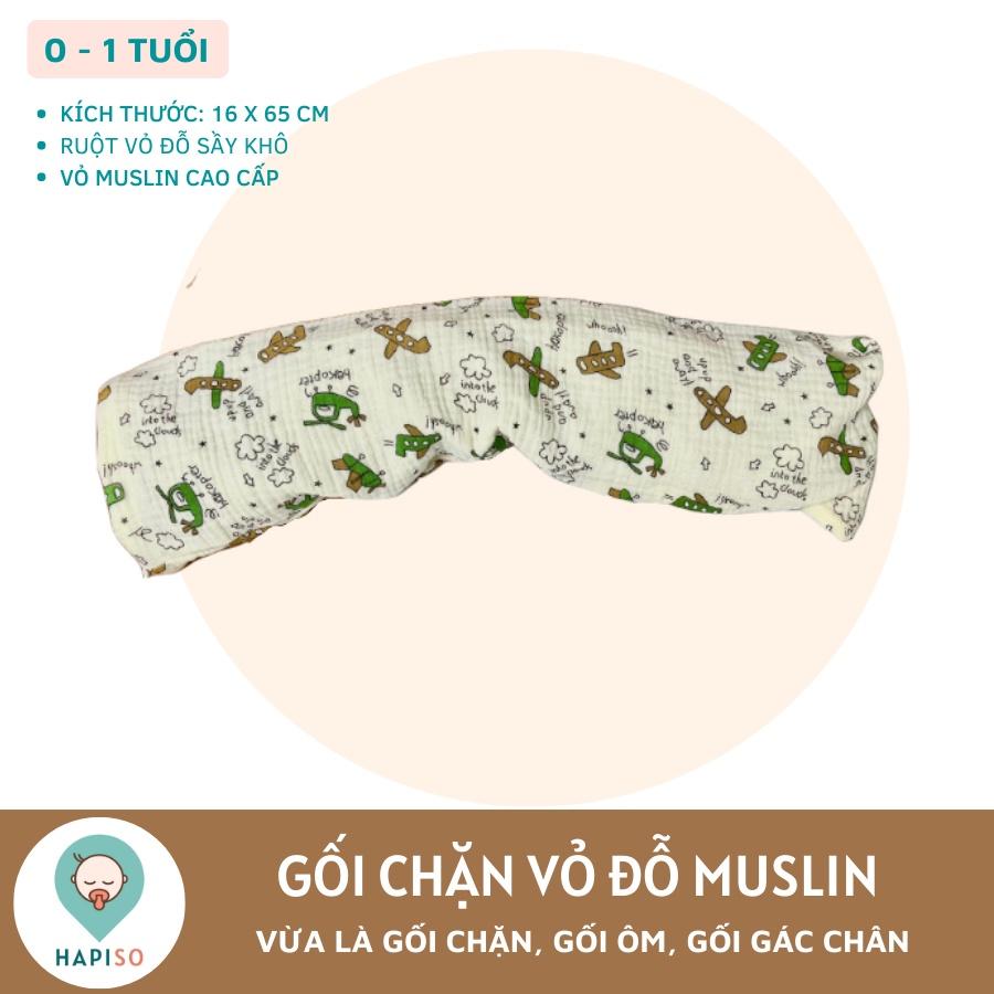 Gối Chặn Vỏ Đỗ Muslin Hapiso