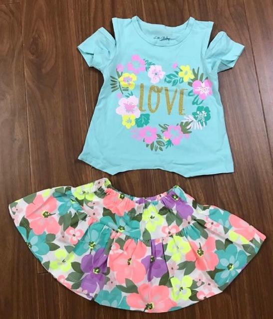 Sét áo váy bé gái siêu đẹp