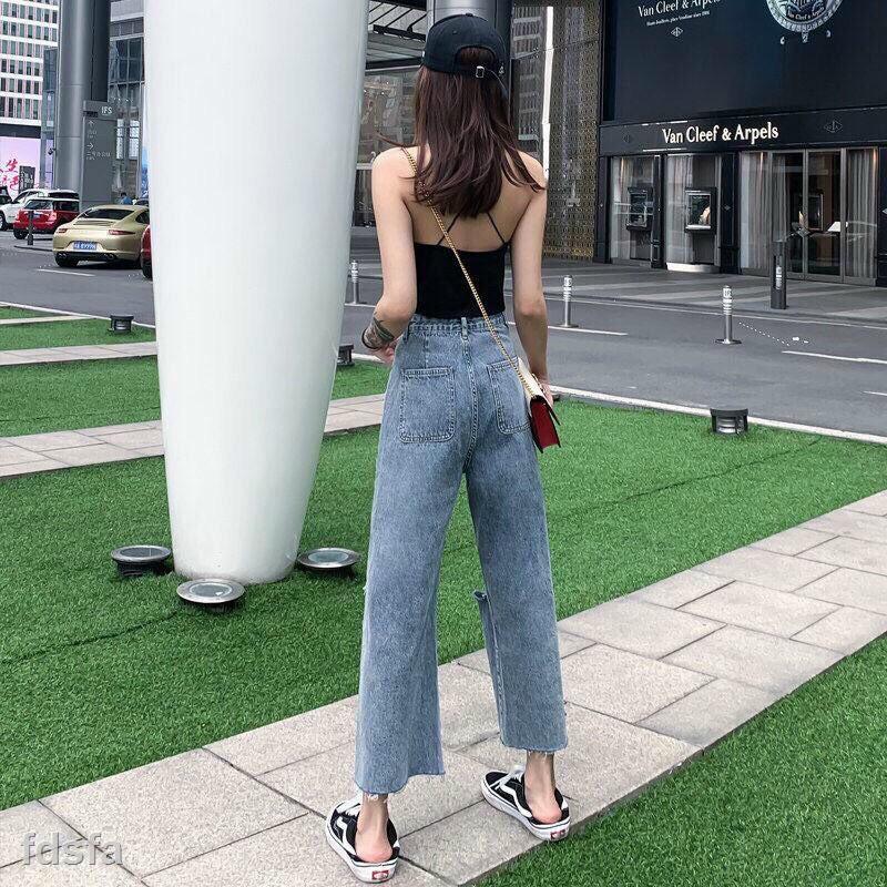 quần jean baggy nữ rách cao cấp , chất liệu denim ,form chuẩn shop (ảnh thật shop chụp 100%) HTBVIP14