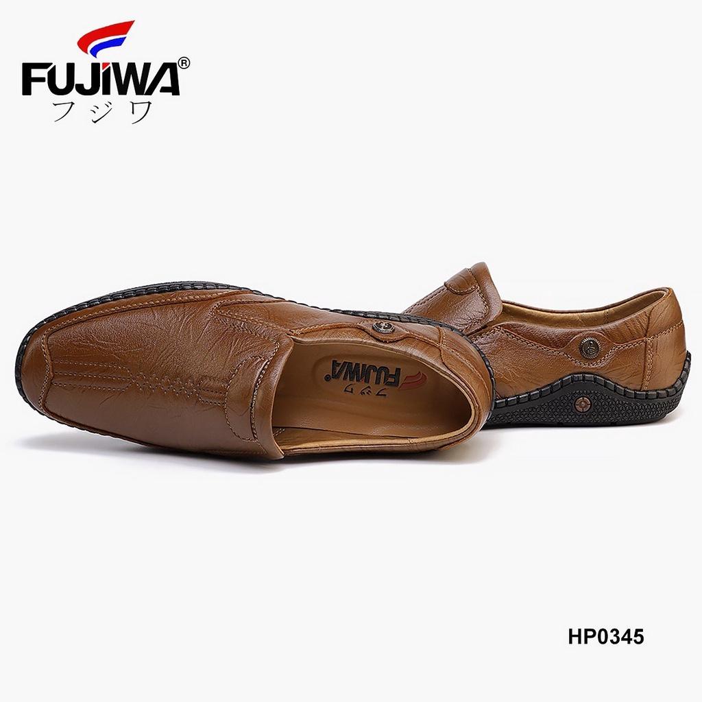 Giày Lười Da Nam Da Bò Fujiwa - HP0345. 100% Da bò thật Cao Cấp loại đặc biệt. Giày được đóng thủ công (handmade)