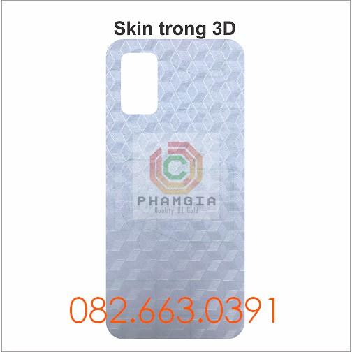 Miếng dán mặt lưng skin carbon dành cho Samsung A02s