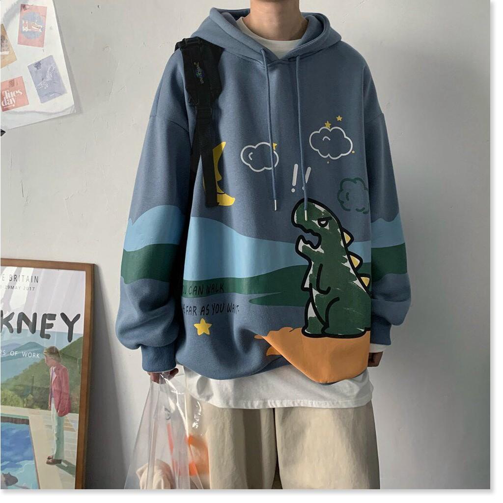 ÁO KHOÁC NỈ HODDIES KHỦNG LONG