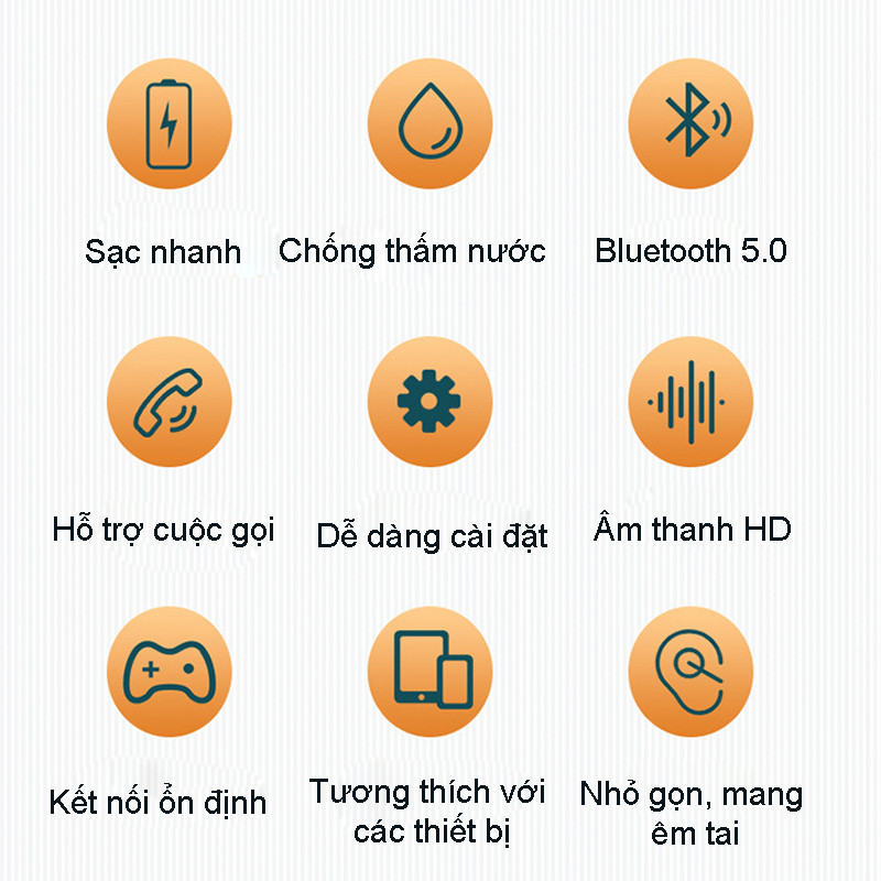 Tai Nghe Bluetooth Nhét Tai Kết Nối Không Dây 269 – Hàng Chính Hãng