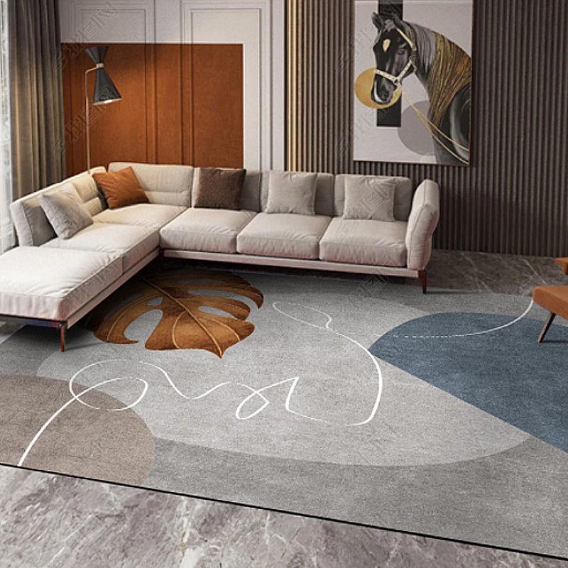 Thảm Trải Sàn Họa Tiết Trừu Tượng Phong Cách Bắc Âu Sang Trọng
