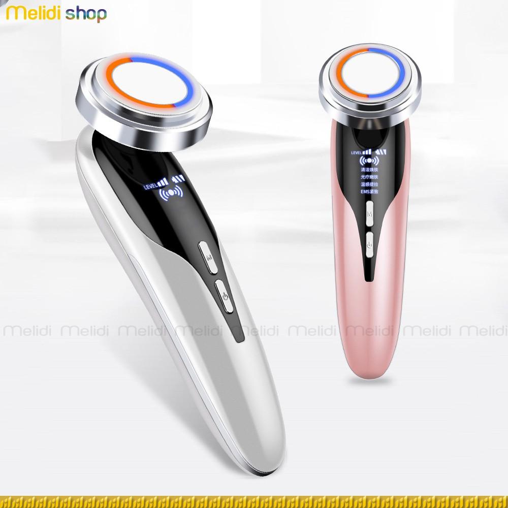 PINKi E2 - Máy Massage Mặt, Dụng Cụ Mát Xa Mặt, Nâng Cơ, Đẩy Dưỡng Chất, Cảm Ứng Rung Trên Da, Đèn ion Làm Nóng Cao Cấp