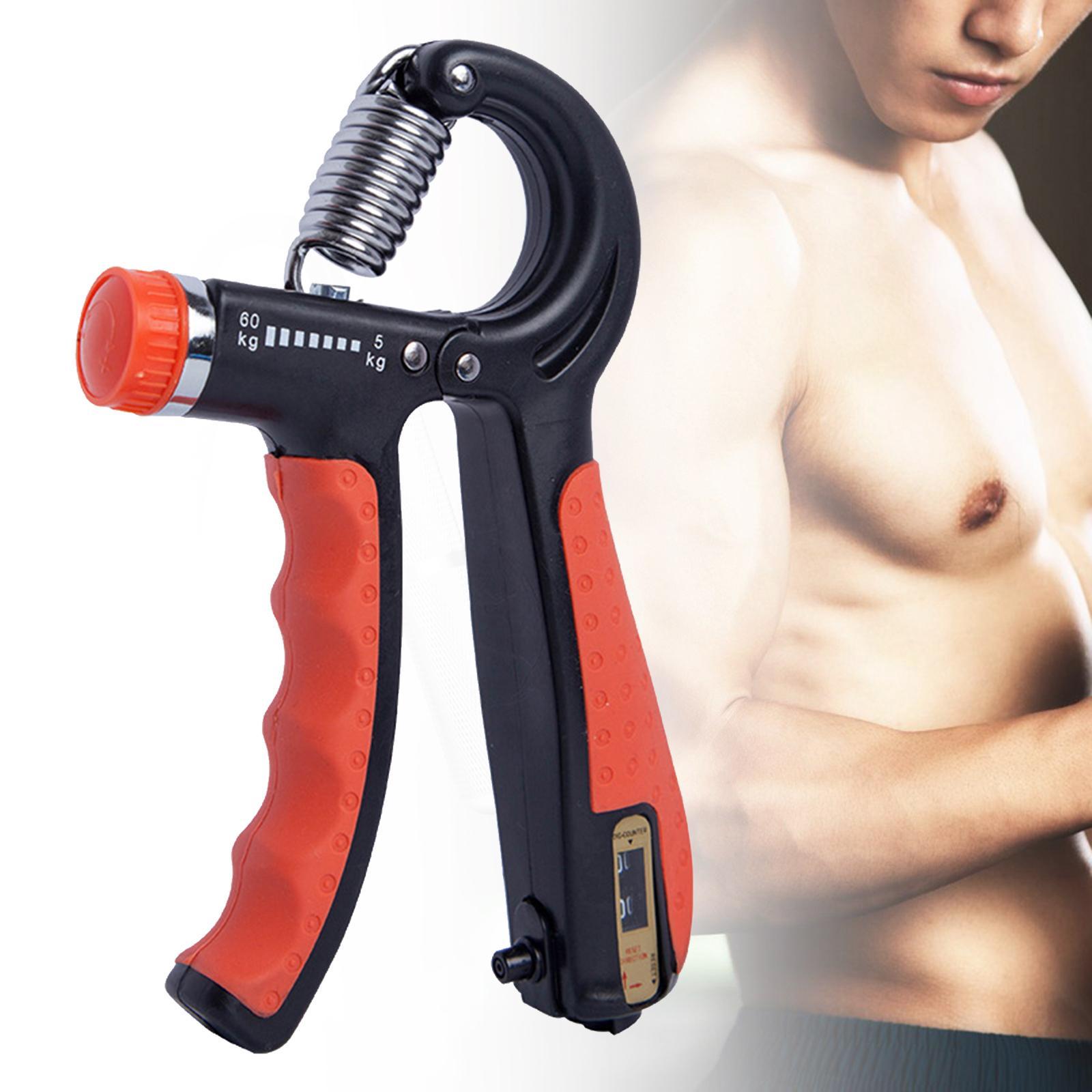 Hand Grip Strengthener Finger Exerciser Fitness Hand Gripper with Counter for Muscle Building, Musician, Guitar
