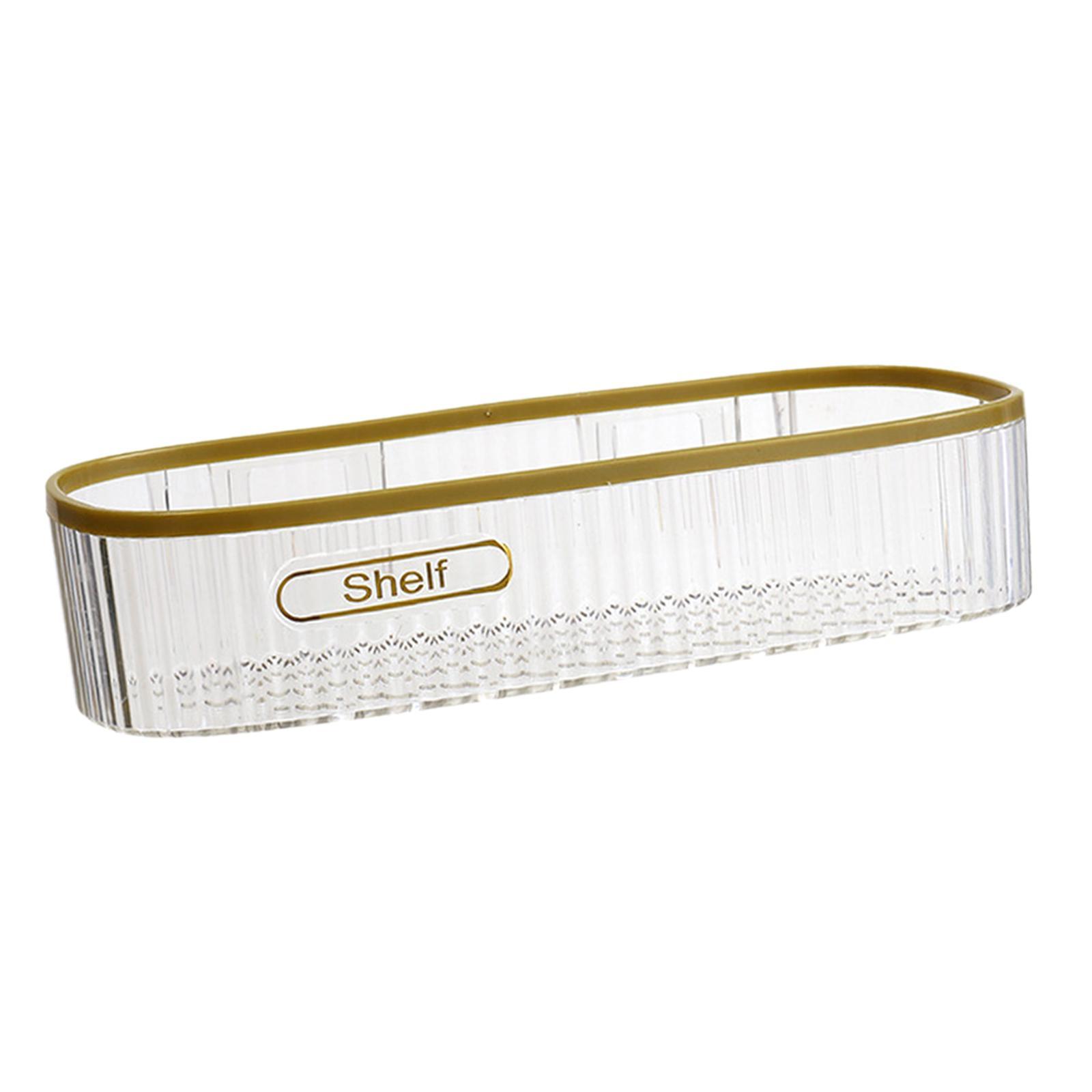 Wall Mount Shower Caddy Basket Shelf Cosmetic Organizer Floating Shelf for