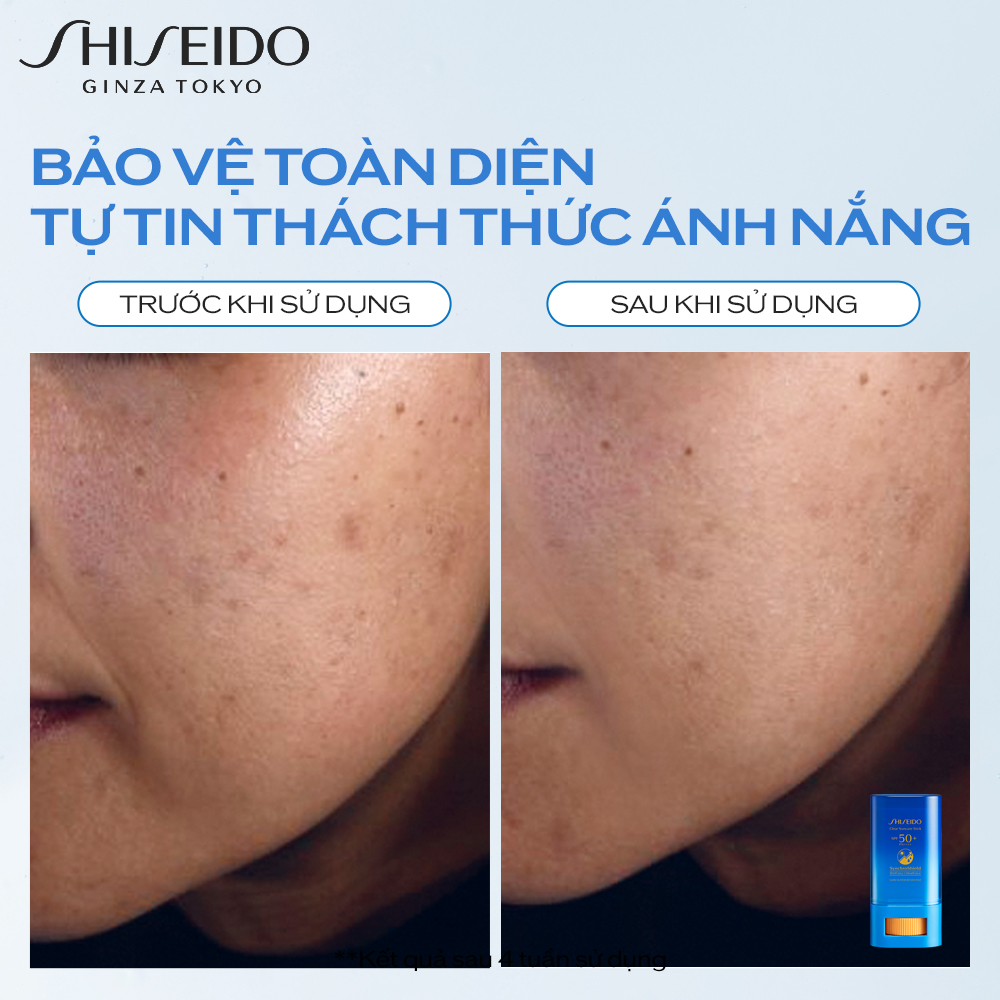 Chống nắng dạng thỏi Shiseido GSC Clear Suncare Stick SPF50+ 20G