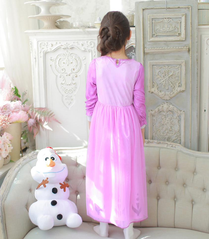 Váy mặc nhà Anna  - kèm phụ kiện cho bé
